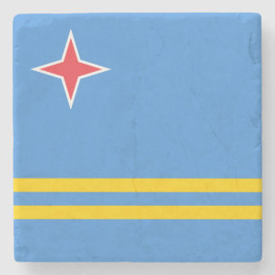 Patriotiska Arubaflaggan Stenunderlägg