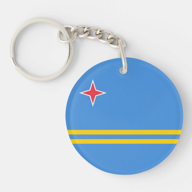 Patriotiska Arubanska flaggan (Framsidan)