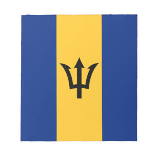 Patriotiska Barbadosflaggan Anteckningsblock