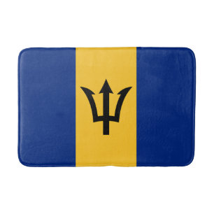 Patriotiska Barbadosflaggan Badrumsmatta