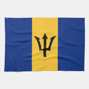 Patriotiska Barbadosflaggan Kökshandduk