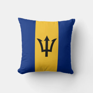 Patriotiska Barbadosflaggan Kudde
