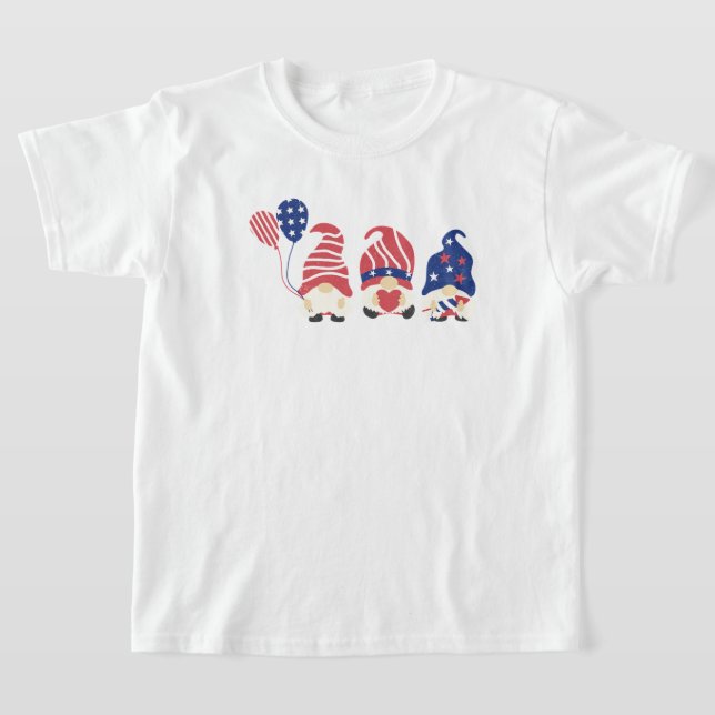 Patriotiska barn tshirt t shirt (Laydown)