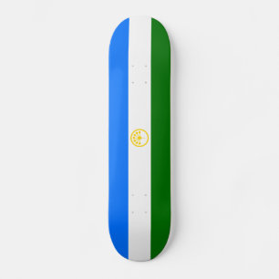 Patriotiska Bashkortostan Flagga Mini Skateboard Bräda 18,5 Cm