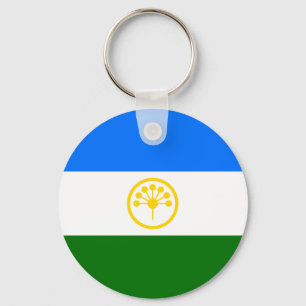 Patriotiska Bashkortostan Flagga Nyckelring