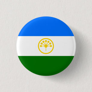 Patriotiska Basjkirien Flagga Knapp