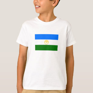 Patriotiska Basjkirien Flagga T Shirt