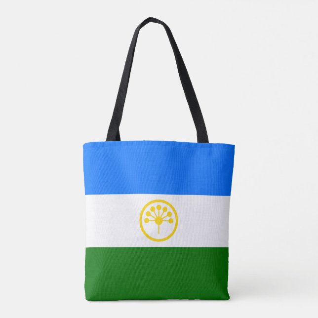 Patriotiska Basjkirien Flagga Tygkasse (Baksida)