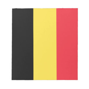 Patriotiska belgiska flaggan anteckningsblock