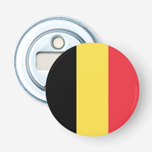Patriotiska belgiska flaggan flasköppnare (Framsidan)