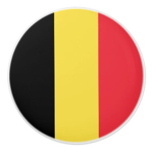 Patriotiska belgiska flaggan knopp