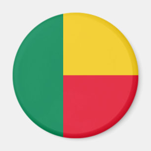 Patriotiska Benin Flagga Magnet