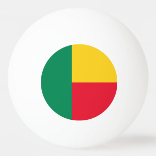 Patriotiska Benin Flagga Pingisboll