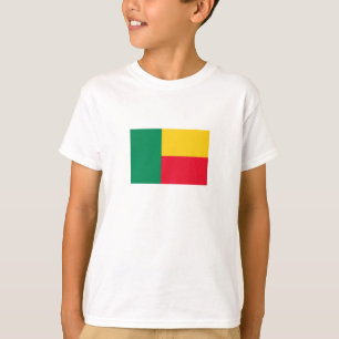 Patriotiska Benin Flagga T Shirt