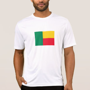 Patriotiska Benin Flagga T Shirt