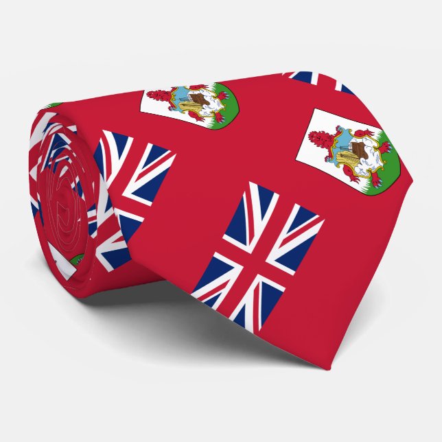 Patriotiska Bermudaförbundet Slips (Rullad)