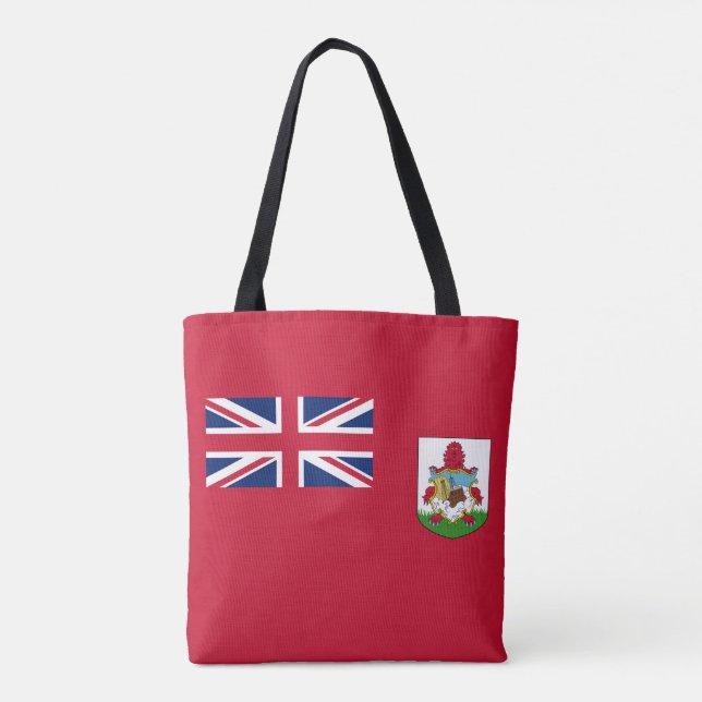 Patriotiska Bermudas flagga Tygkasse (Baksida)