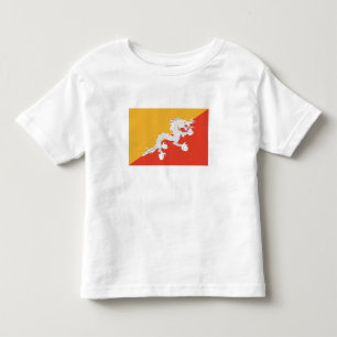 Patriotiska Bhutans flagga T Shirt