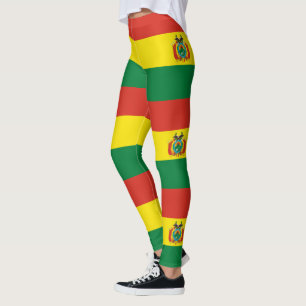 Patriotiska Bolivia Flagga Leggings