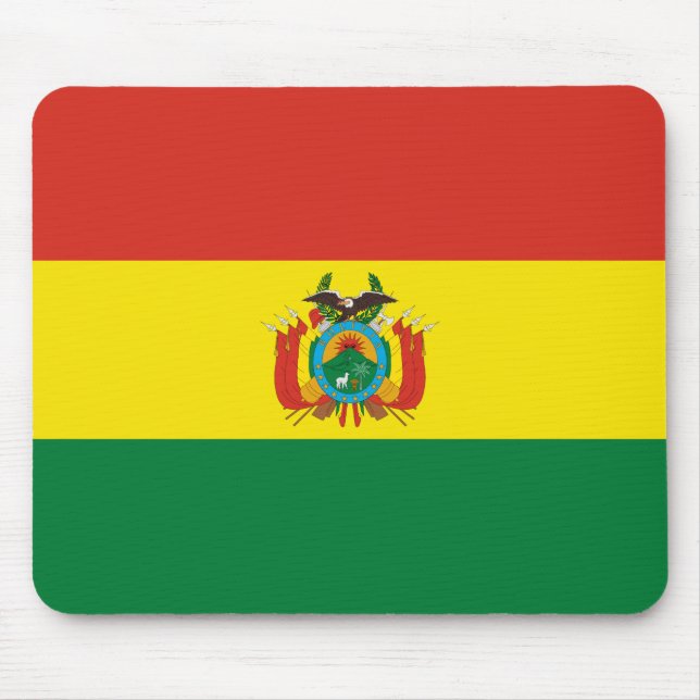 Patriotiska Bolivia-flaggan Musmatta (Framsidan)