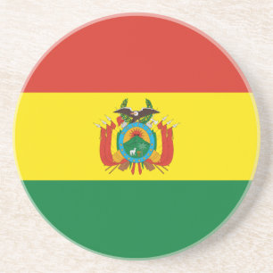 Patriotiska Bolivia-flaggan Underlägg