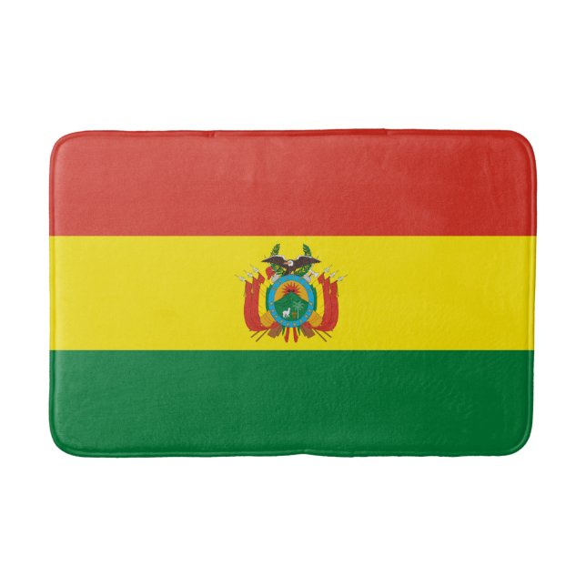Patriotiska Boliviaflaggan Badrumsmatta (Framsidan)
