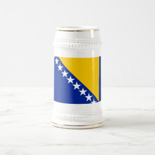 Patriotiska Bosnien Hercegovina Flagga Sejdel