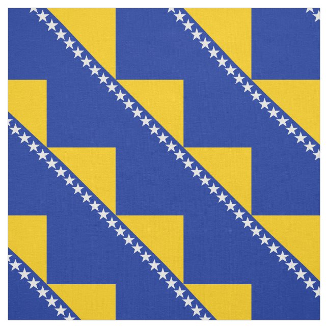 Patriotiska Bosnien Hercegovina Flagga Tyg (Provkarta)