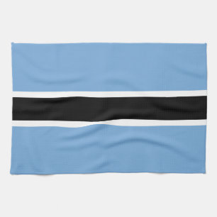 Patriotiska Botswanas flagga Kökshandduk