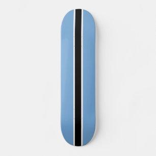 Patriotiska Botswanas flagga Mini Skateboard Bräda 18,5 Cm