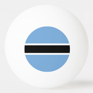 Patriotiska Botswanas flagga Pingisboll