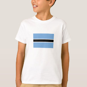 Patriotiska Botswanas flagga T Shirt