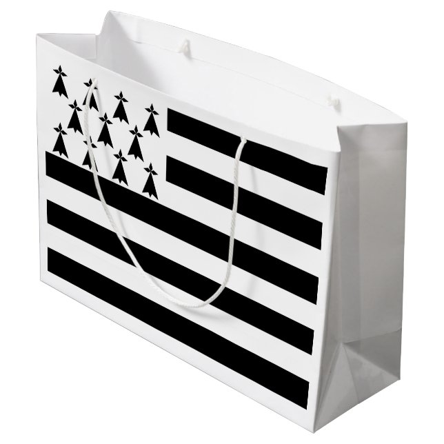 Patriotiska Bretagneflaggan (Baksidan Vinklad)