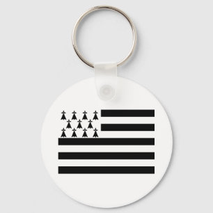 Patriotiska Bretagneflaggan Nyckelring