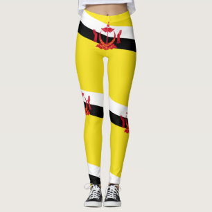 Patriotiska Brunei Flagga Leggings
