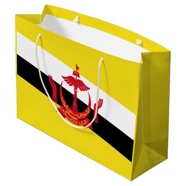 Patriotiska Brunei-flaggan (Baksidan Vinklad)