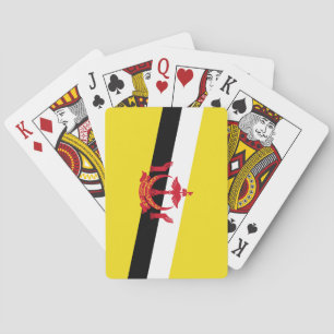 Patriotiska Brunei-flaggan Casinokort