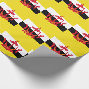 Patriotiska Brunei-flaggan Presentpapper