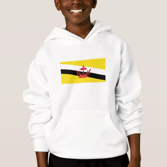 Patriotiska Brunei-flaggan T Shirt (Framsida)
