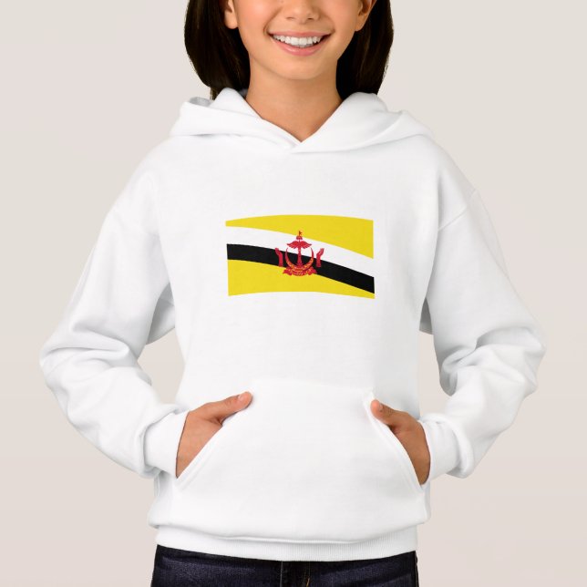 Patriotiska Brunei-flaggan T Shirt (Framsida)