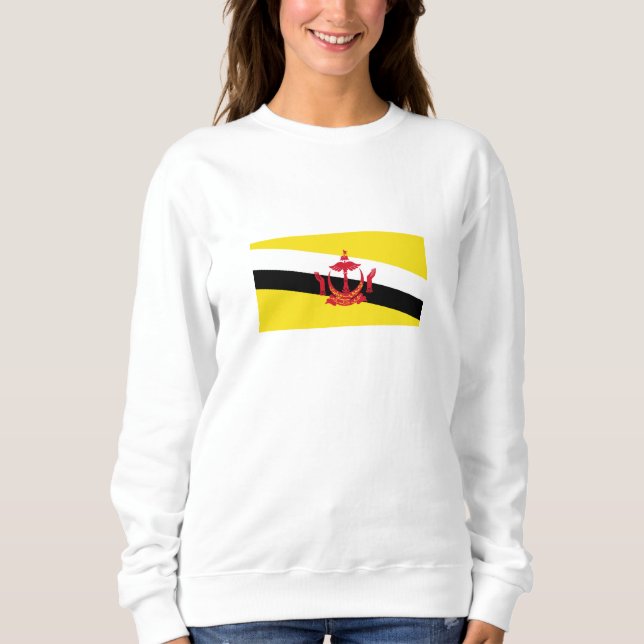 Patriotiska Brunei-flaggan T Shirt (Framsida)