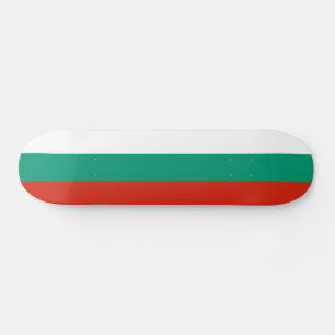 Patriotiska bulgariska flaggan mini skateboard bräda 18,5 cm