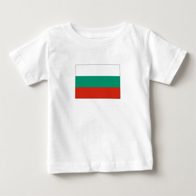 Patriotiska bulgariska flaggan t shirt (Framsida)