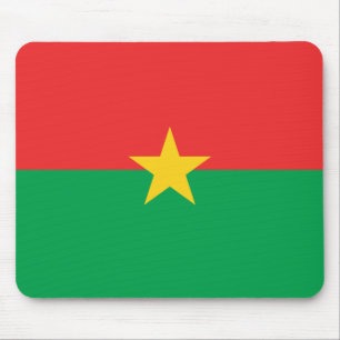 Patriotiska Burkina Faso Flagga Musmatta