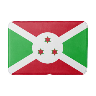 Patriotiska Burundis flagga Badrumsmatta