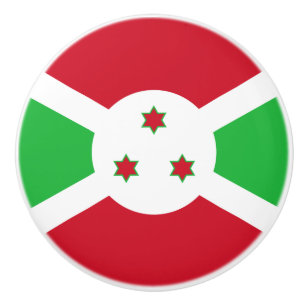 Patriotiska Burundis flagga Knopp