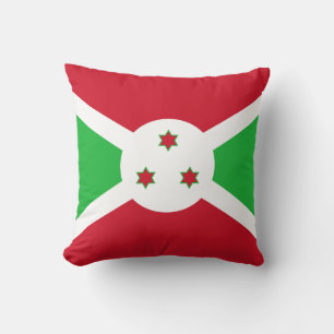 Patriotiska Burundis flagga Kudde