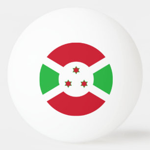 Patriotiska Burundis flagga Pingisboll