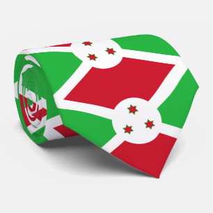 Patriotiska Burundis flagga Slips