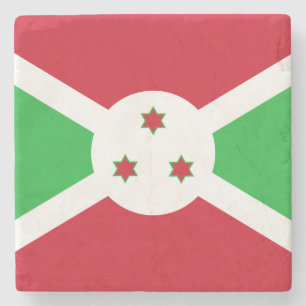 Patriotiska Burundis flagga Stenunderlägg